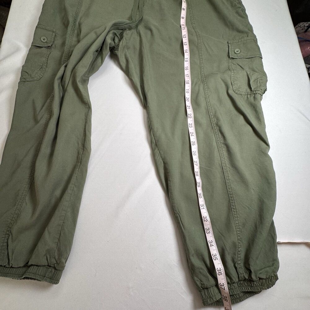 Industry Woman Olive Green Cargo Joggers 2X Elastic Waist NWT Casual Travel - Picture 9 of 12